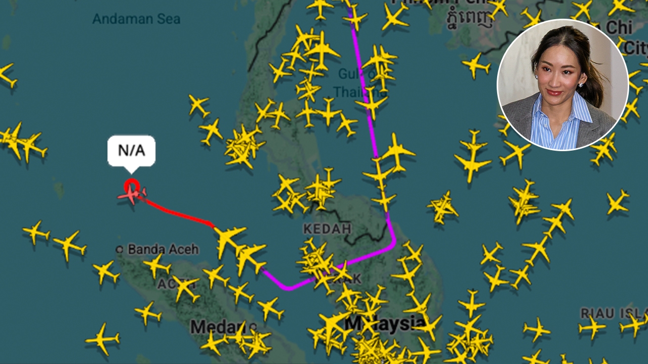 "พินทองทา" แจงยังอยู่ไทย คาด "ทักษิณ" บินไปพร้อมทีมอารักขา
