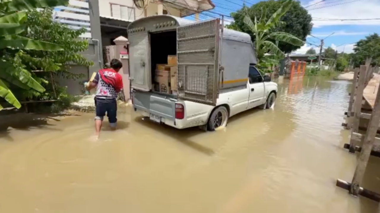 อยุธยาอ่วม "อำเภอเสนา" น้ำท่วมแล้ว 13 ตำบล กระทบรวม 6,470 ครัวเรือน