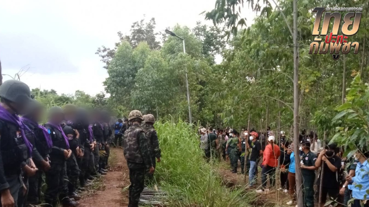 ทบ. แจงเหตุควบคุมมวลชน "กัมพูชา" ป่วนบ้านหนองหญ้าแก้ว ทำร้าย จนท.ไทย บาดเจ็บ