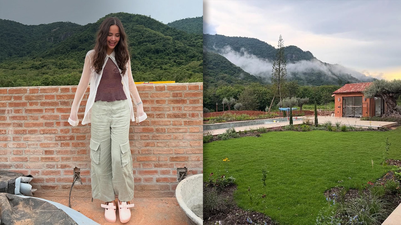 เปิดภาพหลังฝนตกที่บ้านเขาใหญ่ของ ญาญ่า อุรัสยา บรรยากาศดีมากเหมือนอยู่เมืองนอก