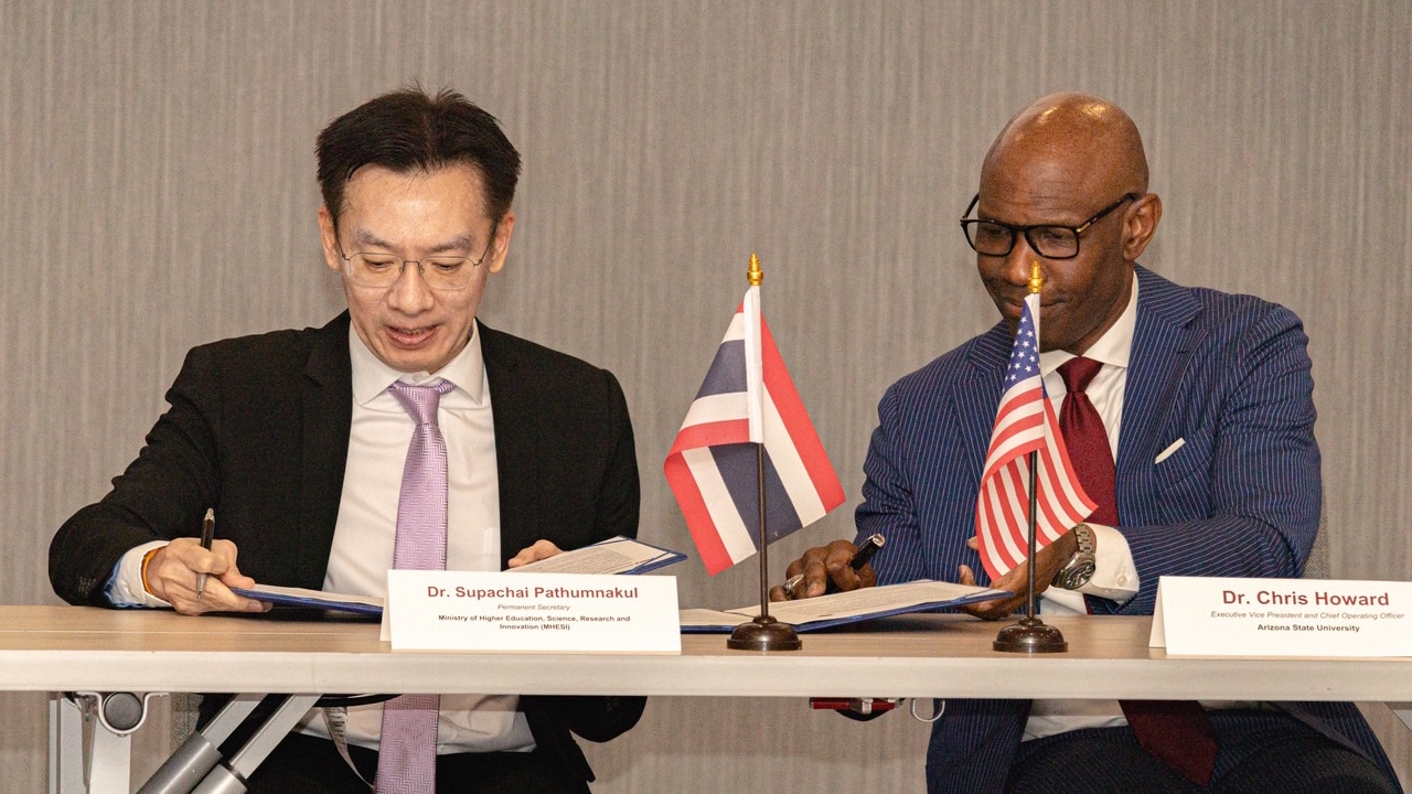 มหาวิทยาลัยแห่งรัฐแอริโซนาและไทย ลงนามบันทึกความเข้าใจ ร่วมมือด้านไมโครอิเล็กทรอนิกส์