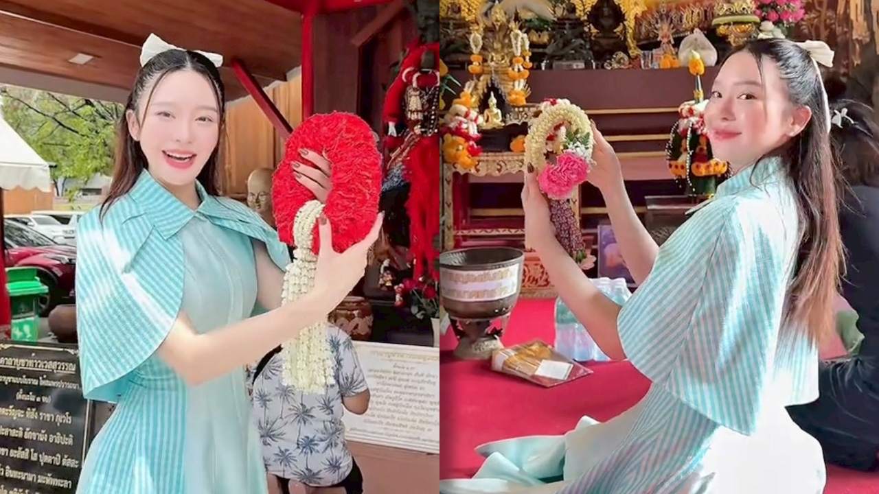 อยากดวงปังฟังทางนี้ มายด์ ณภศศิ แนะทริกไหว้พระขอพรให้ดวงเปิด ราบรื่นไม่ติดขัด