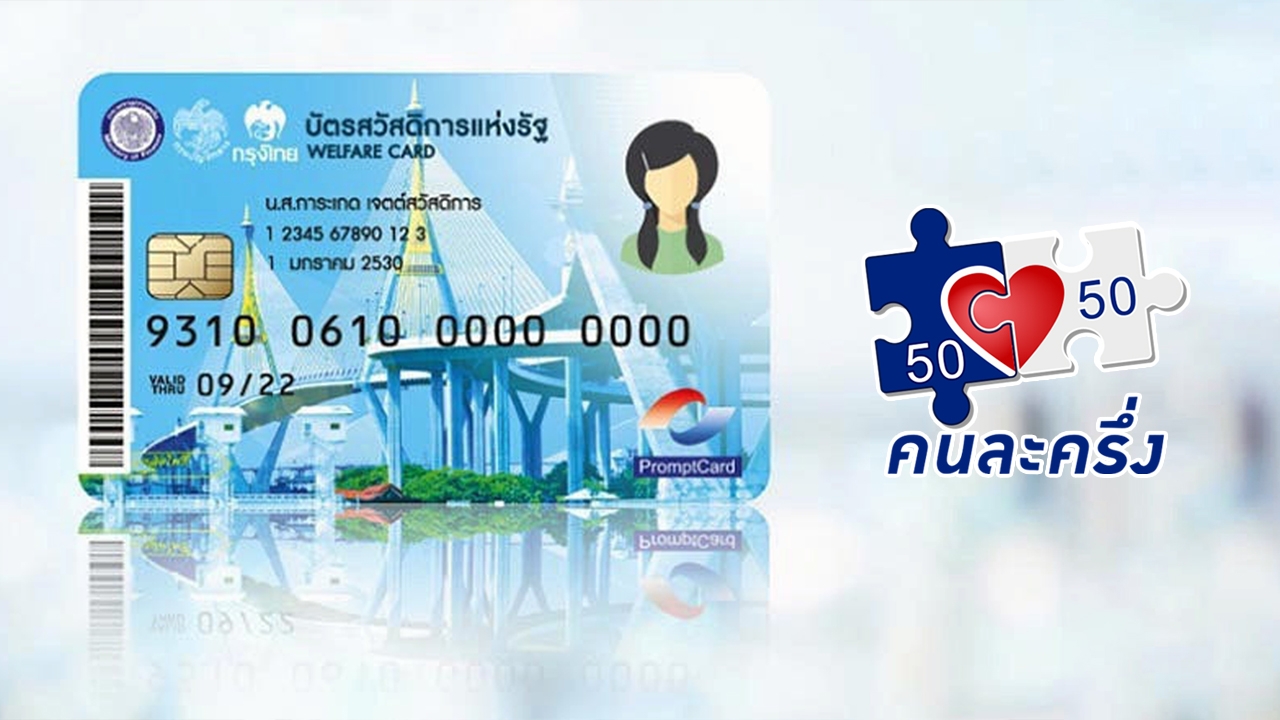 กลุ่มเปราะบาง เตรียมรับสิทธิ "คนละครึ่งพลัส" กลุ่มแรก เพิ่มเงินบัตรคนจนเป็น 2,000 บาท