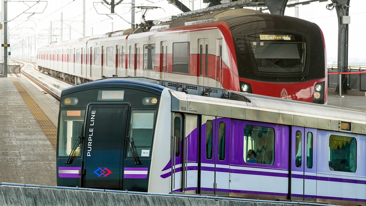 อัปเดตค่ารถไฟฟ้าสายสีแดง - สายสีม่วง 1 ต.ค.นี้ ยกเลิกค่าโดยสาร 20 บาทตลอดสาย