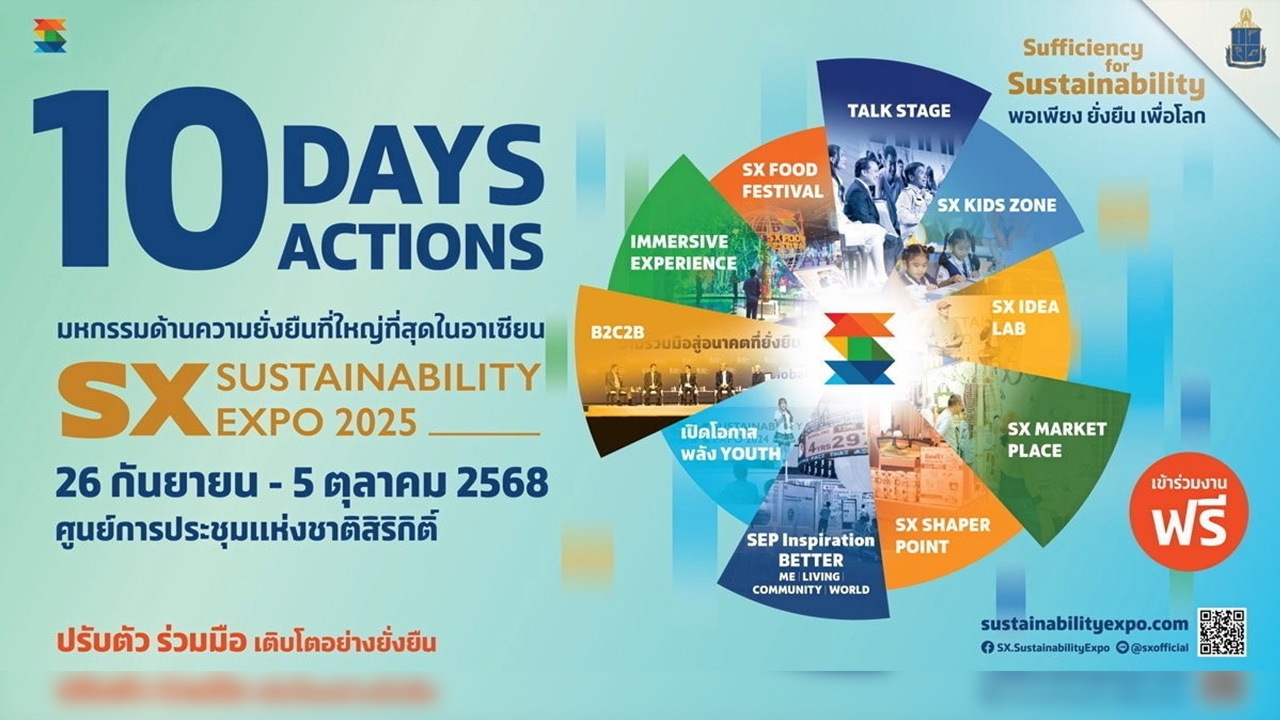 10 โซนน่าเที่ยว+บันเทิง SUSTAINABILITY’EXPO