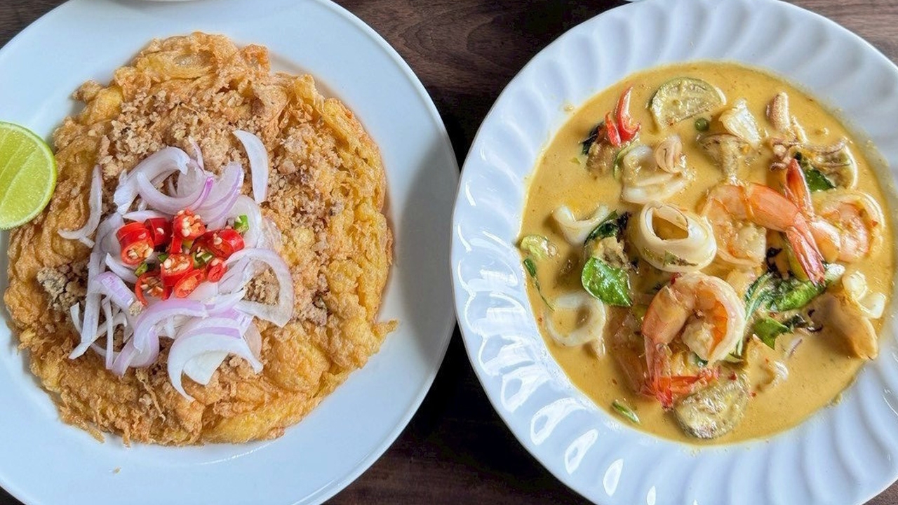 "กาลครั้งหนึ่ง" ตำนานรสมือแม่ @ปากเกร็ด ไข่เจียวปลาอินทรี...อร่อยแบบต้องมนต์