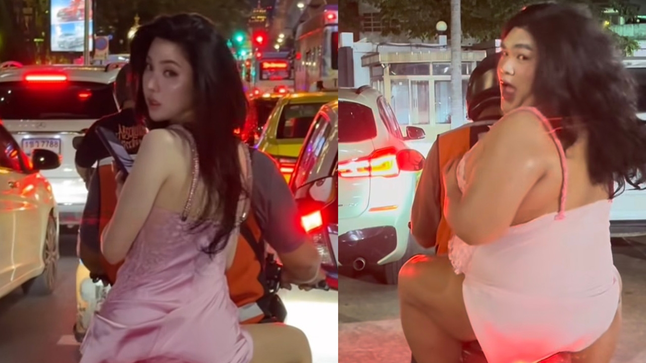 ปิงปอง โคฟเวอร์เป็น เจนิส ด้วยความไวแสง นุ่งเดรสสั้นนั่งวินฯ คนพากันแซวนึกว่าฝาแฝด