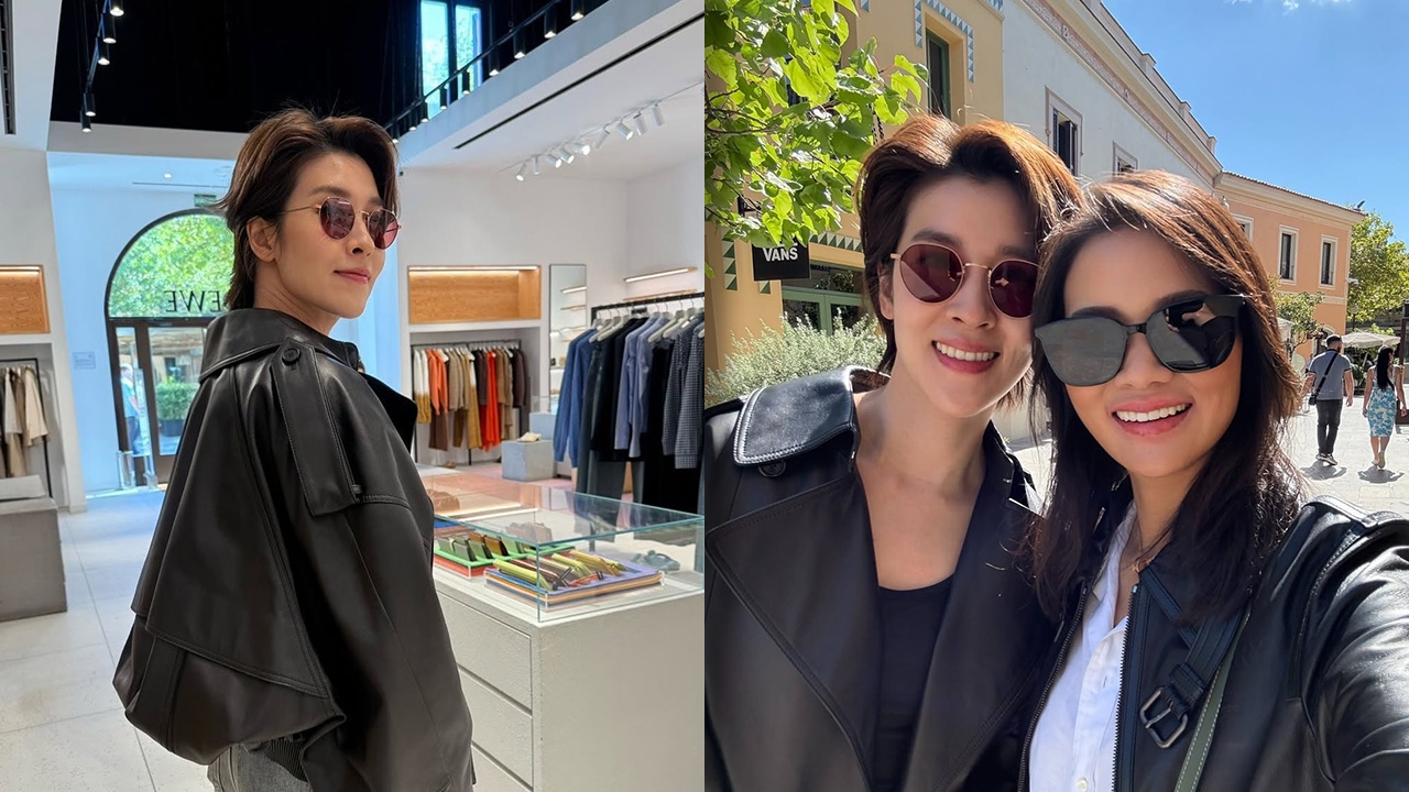 หมิว รังสินี โพสต์ภาพไปทริปสเปนกับ เชียร์ ฑิฆัมพร ครั้งแรก แถมใส่เสื้อคู่