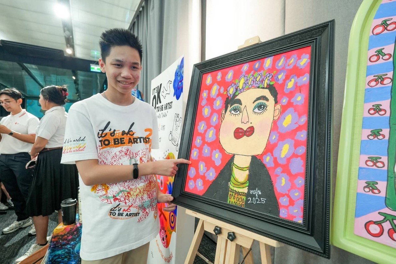 นิทรรศการ It's Ok to be Artist ผลงานศิลปะที่เปี่ยมด้วยพลัง จากมุมมองโลกของศิลปินออทิสติก