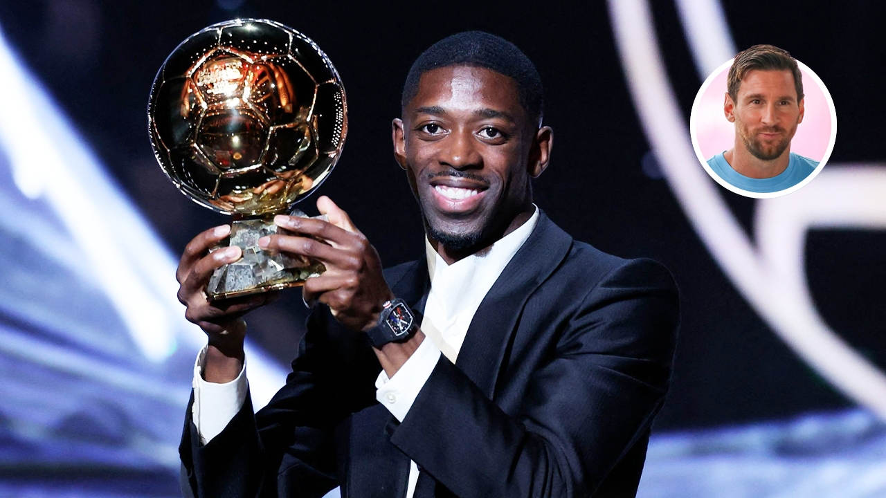 เมสซี่ ไม่พลาด ร่วมยินดี เดมเบเล่ อดีตเพื่อนร่วมทีมที่บาร์ซ่า หลังคว้าบัลลงดอร์ 2025