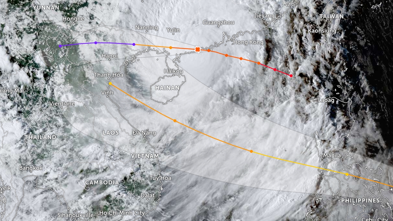 ไต้ฝุ่น "รากาซา" ขึ้นฝั่งจีนตอนใต้ ยอดตายไต้หวันเพิ่มเป็น 15 ศพ