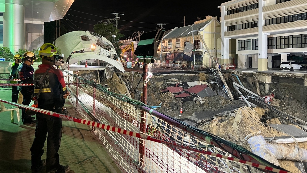 "การประปานครหลวง" แจ้งจ่ายน้ำประปาเข้าทุกพื้นที่ เหตุถนนสามเสนทรุดตัวได้แล้ว