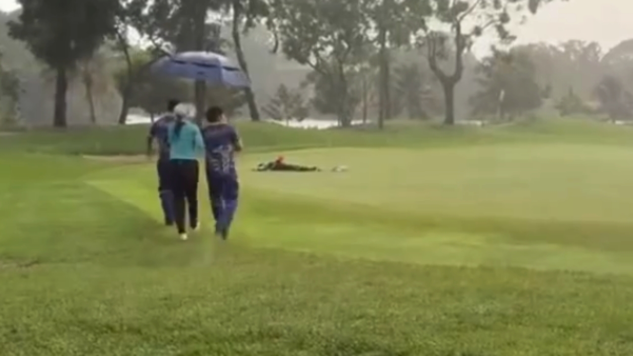 เศร้า "น้องหลิง" แคดดี้โดนฟ้าผ่ากลางสนามกอล์ฟ เสียชีวิตแล้ว ⁣