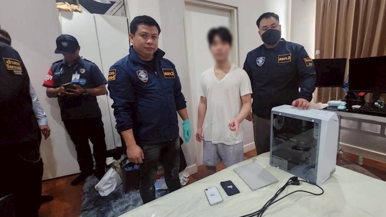 บุกทลายบริษัทคริปโตฯ เถื่อน แหล่งฟอกเงินแก๊งคอล เงินหมุนมหาศาลกว่า 1 พันล้านต่อเดือน