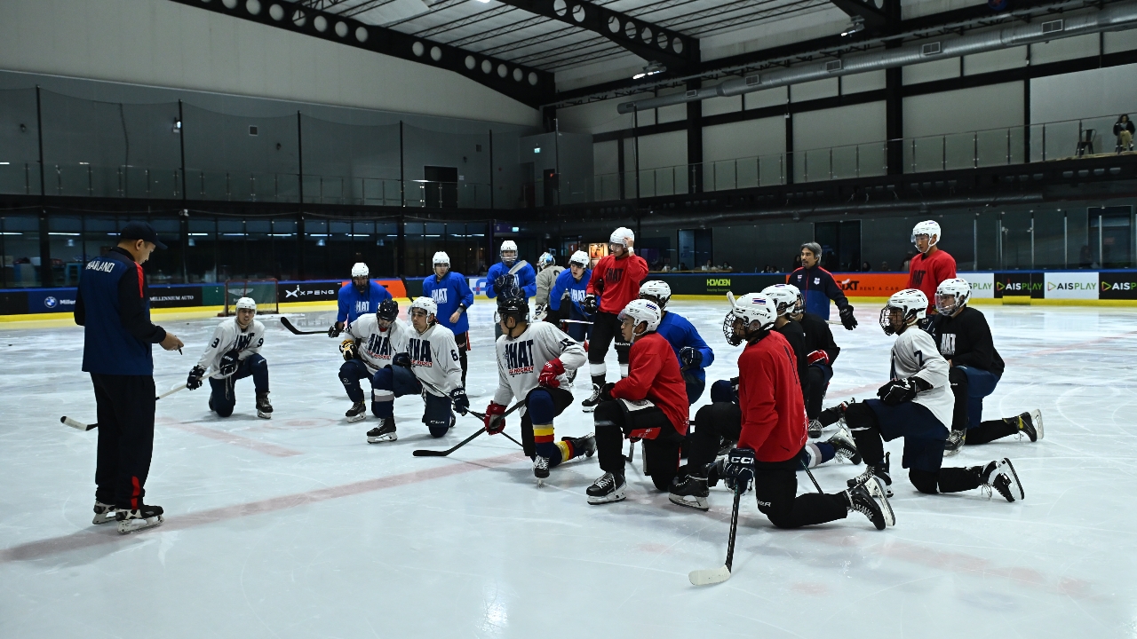 ไอซ์ฮอกกี้ไทย มั่นใจคว้า 2 ทองซีเกมส์ เก็บตัวฝึกซ้อมก่อนตัดชื่อ 23 คนสุดท้าย