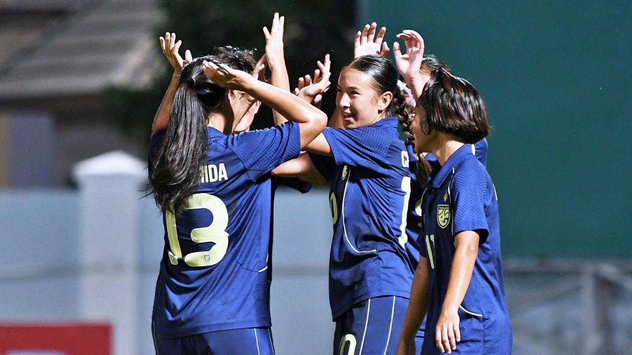 ผลบอลสด บอลหญิง ชิงแชมป์เอเชีย U17 ฟุตบอลหญิงทีมชาติไทย ชนะ เนปาล 12-0