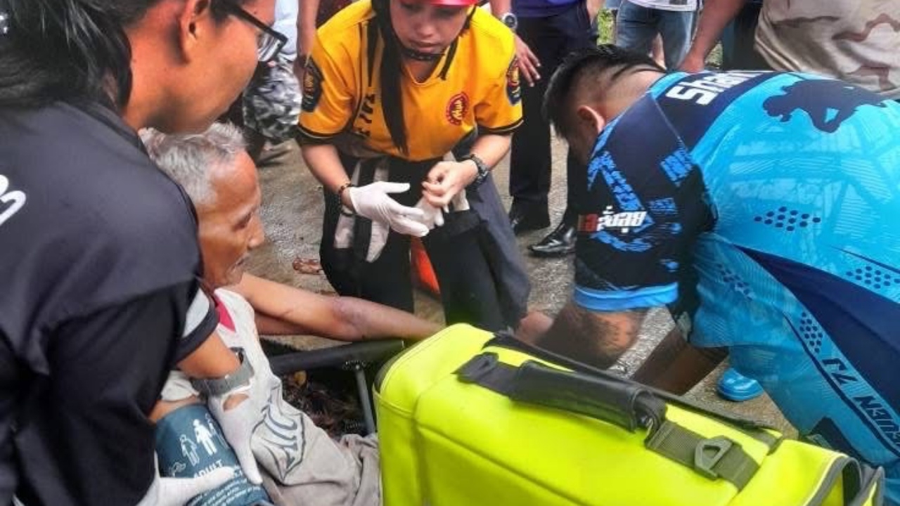 พบแล้ว "ลุง-หลาน" หลงป่าเขาหลวง สภาพอิดโรย เดินหาทางออกจนเจอชาวบ้าน