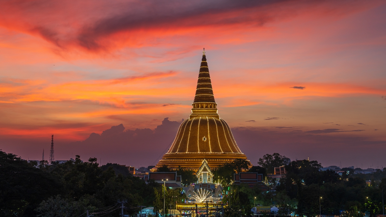 งานองค์พระปฐมเจดีย์ 2568 มีวันไหน มีร้านค้าอะไรบ้าง เที่ยวงานวัด 27 วัน 27 คืน