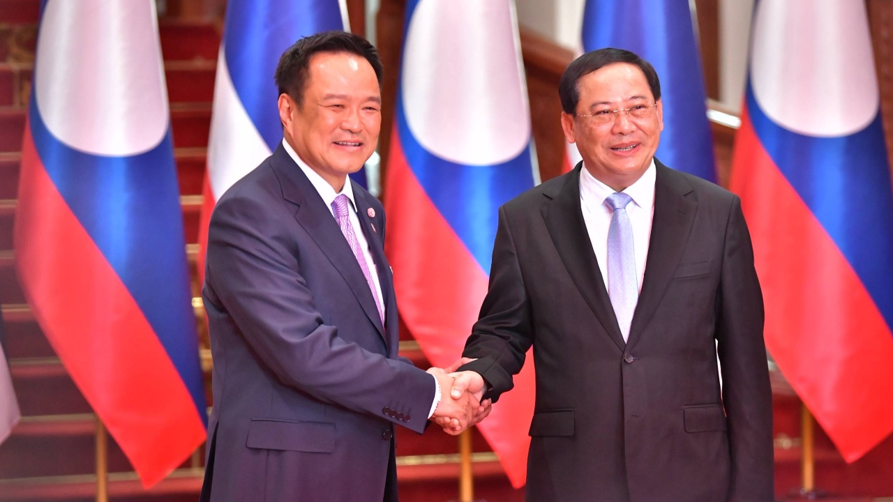 ไทย-ลาว ลงนาม MOU ร่วมกัน 5 ฉบับ เห็นพ้องแก้ปัญหาภัยออนไลน์ค้ามนุษย์-ยาเสพติด