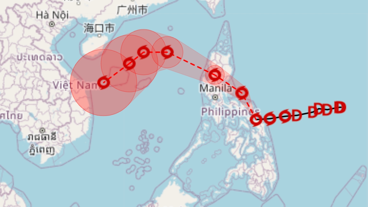 อัปเดตเส้นทางพายุโซนร้อน "เฟิงเฉิน" ไม่เข้าไทย แต่กระทบ "ภาคอีสาน" ฝนตกบางแห่ง
