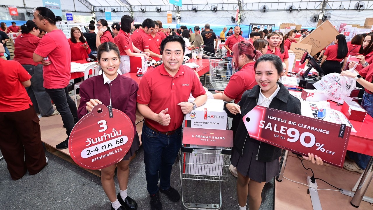 รอบรั้วการตลาด : เฮเฟเล่ ชวนนักแต่งบ้านช้อปงาน Big Clearance Sale 2025 