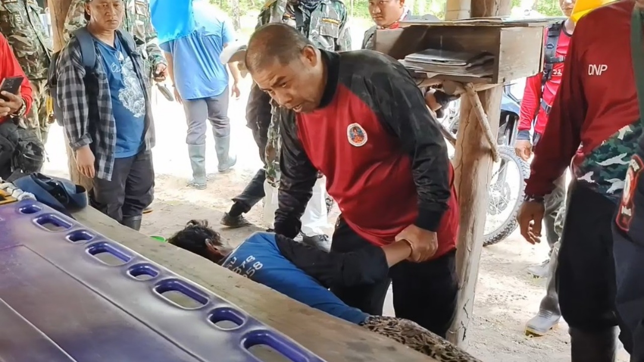 หนุ่มใหญ่สุดโชคดี หลงป่าห้วยขาแข้ง 6 วัน 5 คืน กินแต่น้ำประทังชีวิต รอดหวุดหวิด