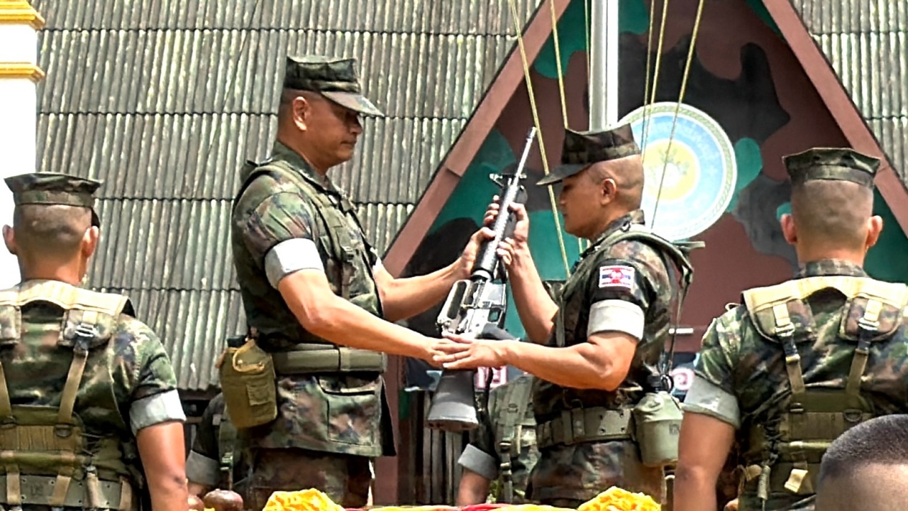 ผู้บังคับหน่วยเฉพาะกิจนาวิกโยธินจันทบุรีคนใหม่ ประกาศปกป้องอธิปไตย สานต่องานพัฒนาชายแดน