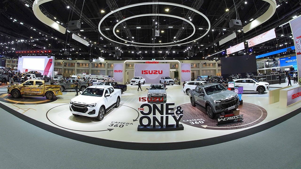 อีซูซุยกกองทัพรถ จัด ISUZU D-MAX และ ISUZU MU-X ลุยงาน Motor Expo 2025