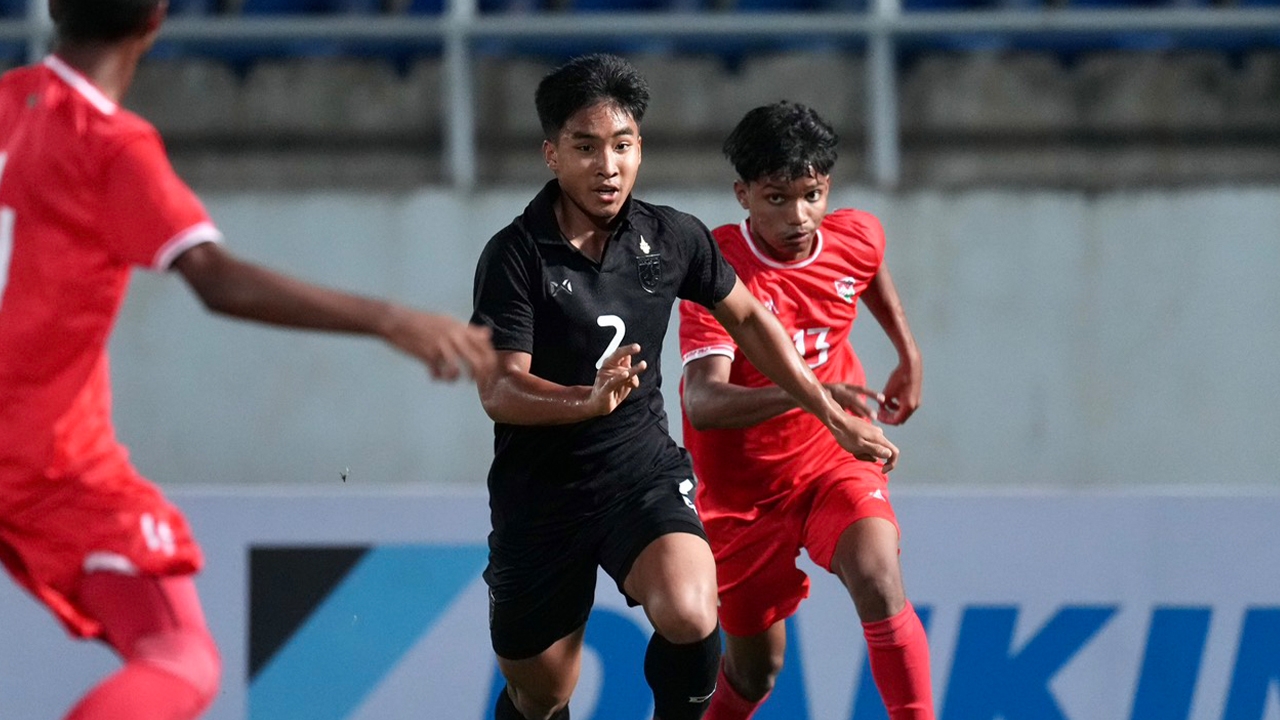 ผลบอล ช้างศึก U17 ไล่ถล่ม มัลดีฟส์ 7-1 คว้าชัย 2 นัดรวด เก็บ 6 แต้มเต็ม รั้งจ่าฝูงกลุ่ม