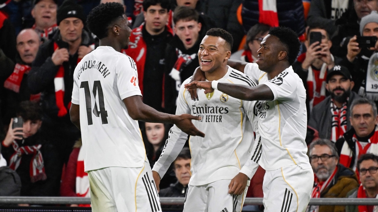 ผลบอลเมื่อคืน เรอัลมาดริด บุกถล่ม บิลเบา ไล่จี้จ่าฝูงลาลีกา สเปน