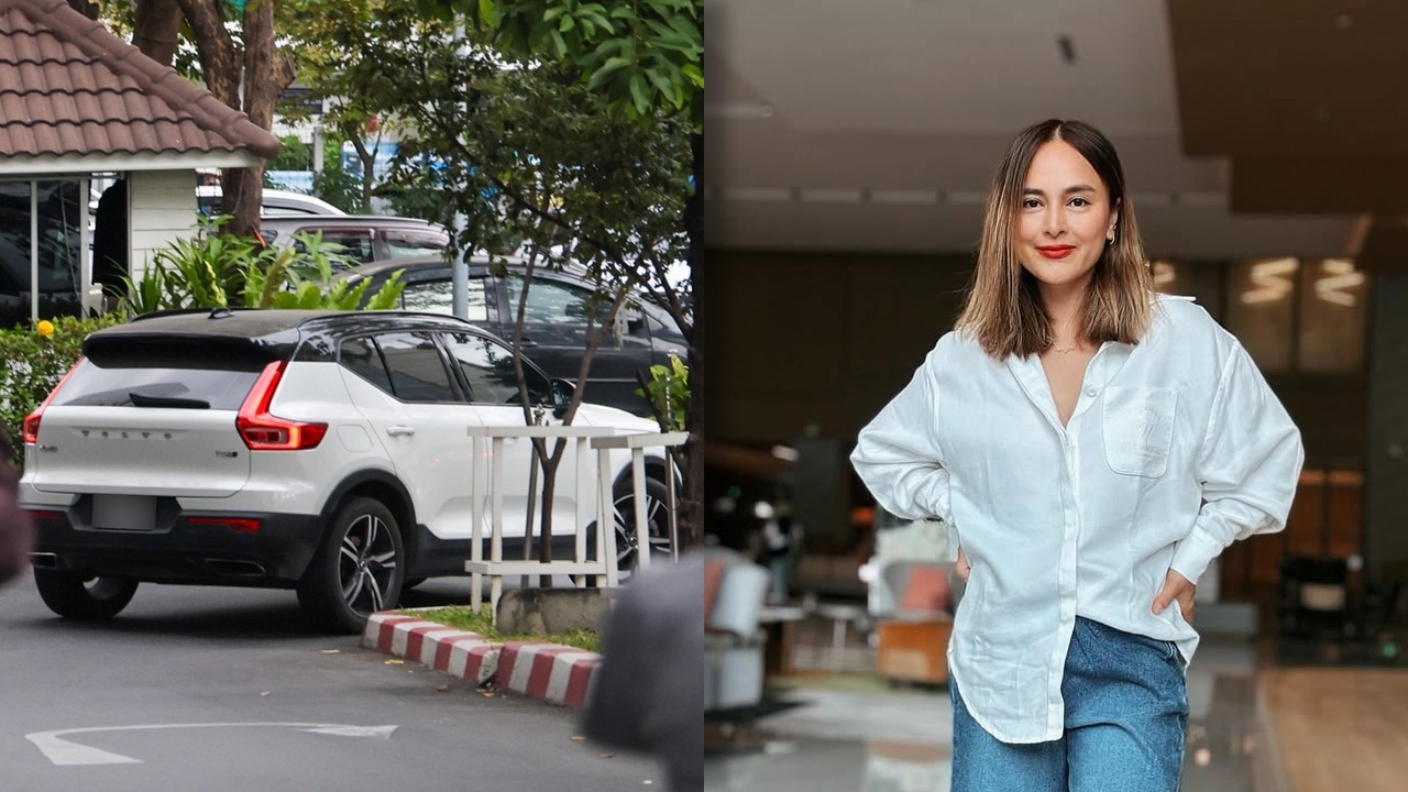 Photos Show Nana Raibina Boarding Car to Go Home After Court Grants Bail