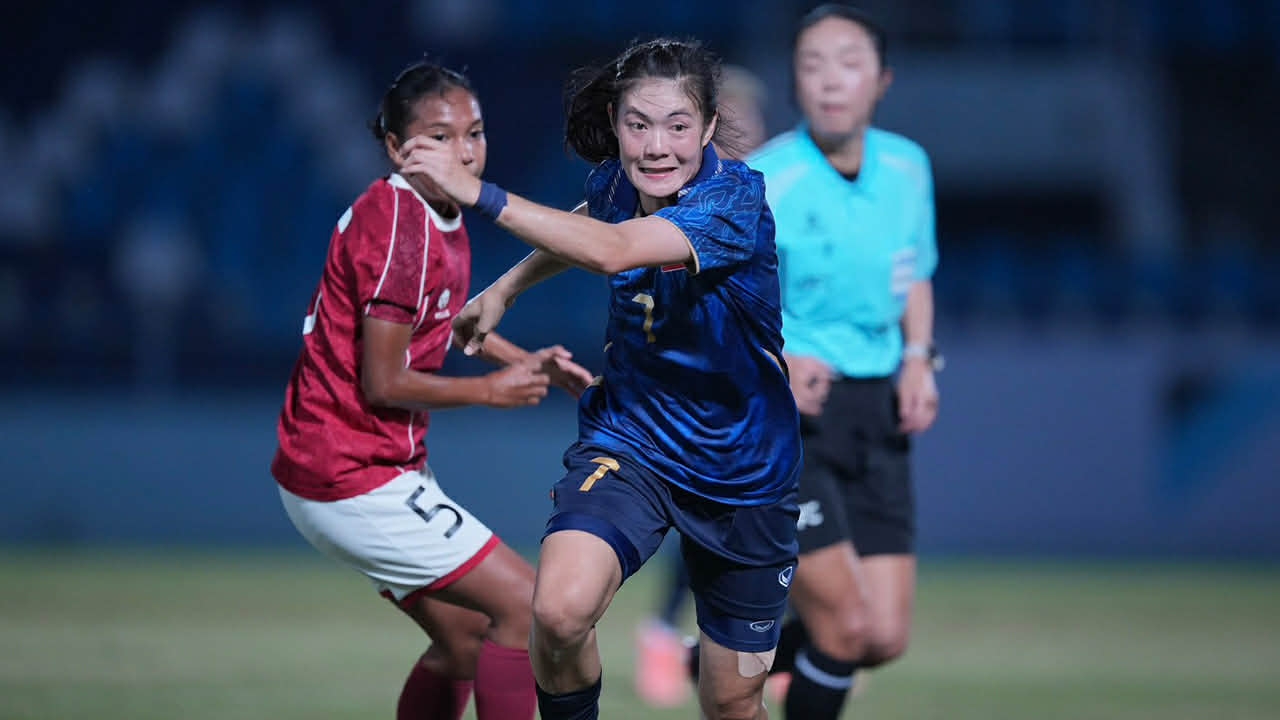 Thailand National Team Rout Indonesia 8-0 in Womens Football SEA Games 2025