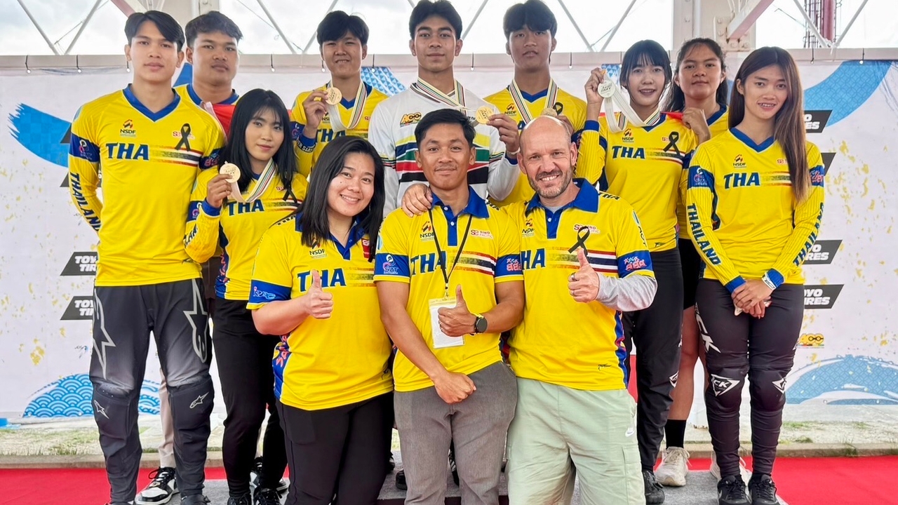 “พุทธภูมิ” คว้าทอง BMX เอเชียสมัยที่ 2 “โกเมธ” รถล้มบาดเจ็บถอนตัวไม่ลงแข่ง