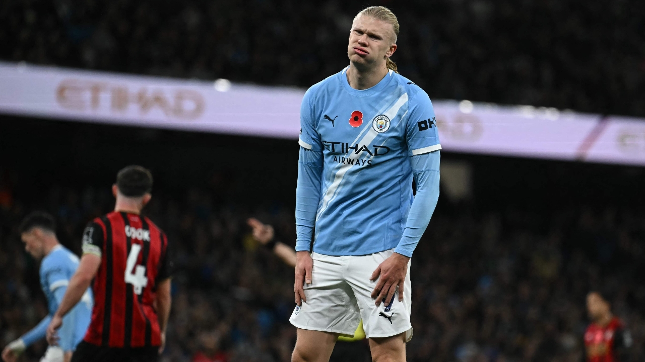 มีคนผิดหวัง "ฮาลันด์" พูดตรงๆ แม้ยิง 2 ลูก "แมนซิตี้" ชนะบอร์นมัธ ขึ้นที่ 2 พรีเมียร์ลีก