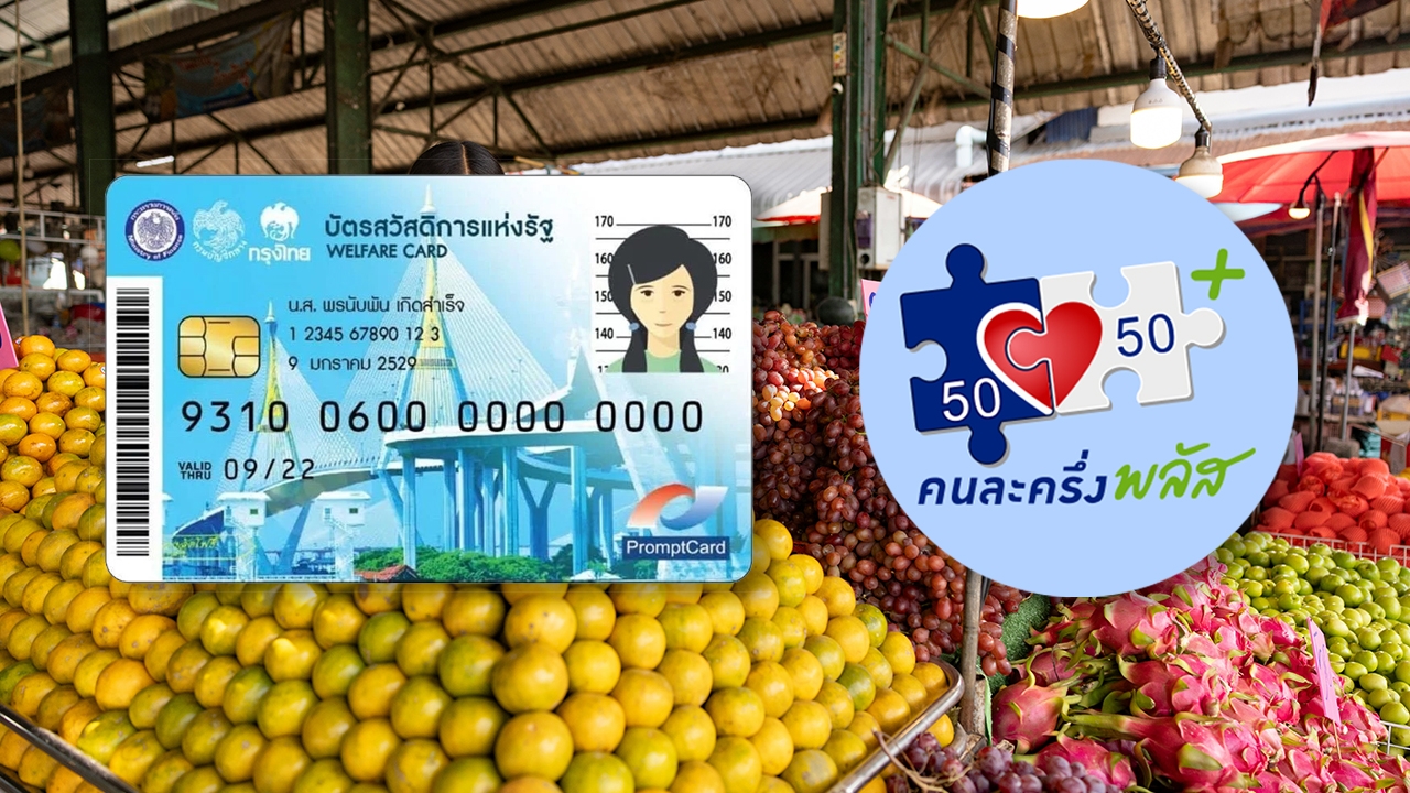 บัตรสวัสดิการแห่งรัฐ ใช้คนละครึ่งพลัสได้ไหม เงินช่วยเหลือ 1,700 บาท โอนเข้าวันไหน