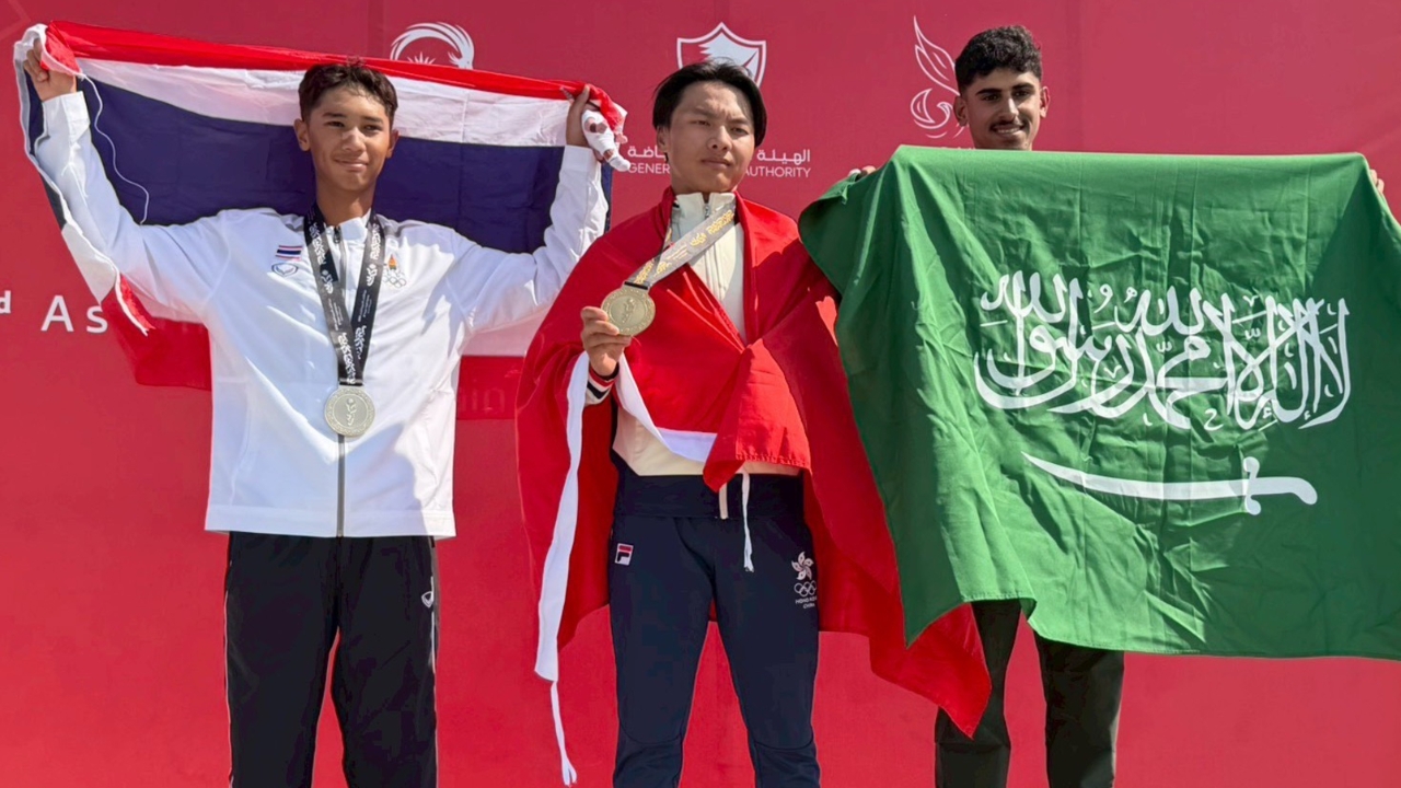 “สองล้อ” ปิดฉาก 1 เงิน 1 ทองแดง ในศึกเอเชี่ยน ยูธ เกมส์ ที่บาห์เรน