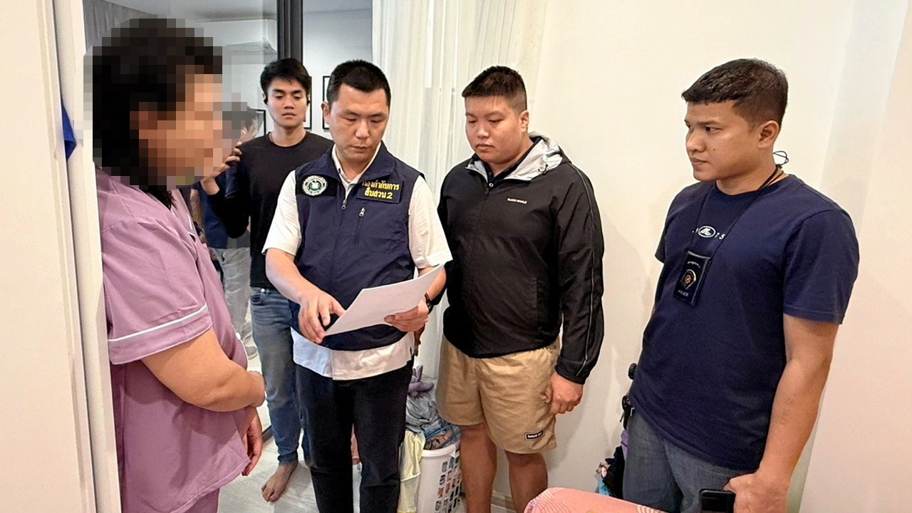 ทลาย "คอกม้า" เครือข่ายจีนเทา ทำหน้าที่กดเงินแปลงคริปโต วันละ 1-2 ล้าน