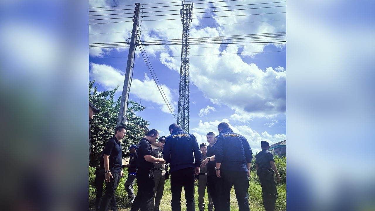 เปิดปฏิบัติการล้มเสาสัญญาณ ริมชายแดนไทย-มาเลเซีย ตัดวงจรแก๊งคอลฯ