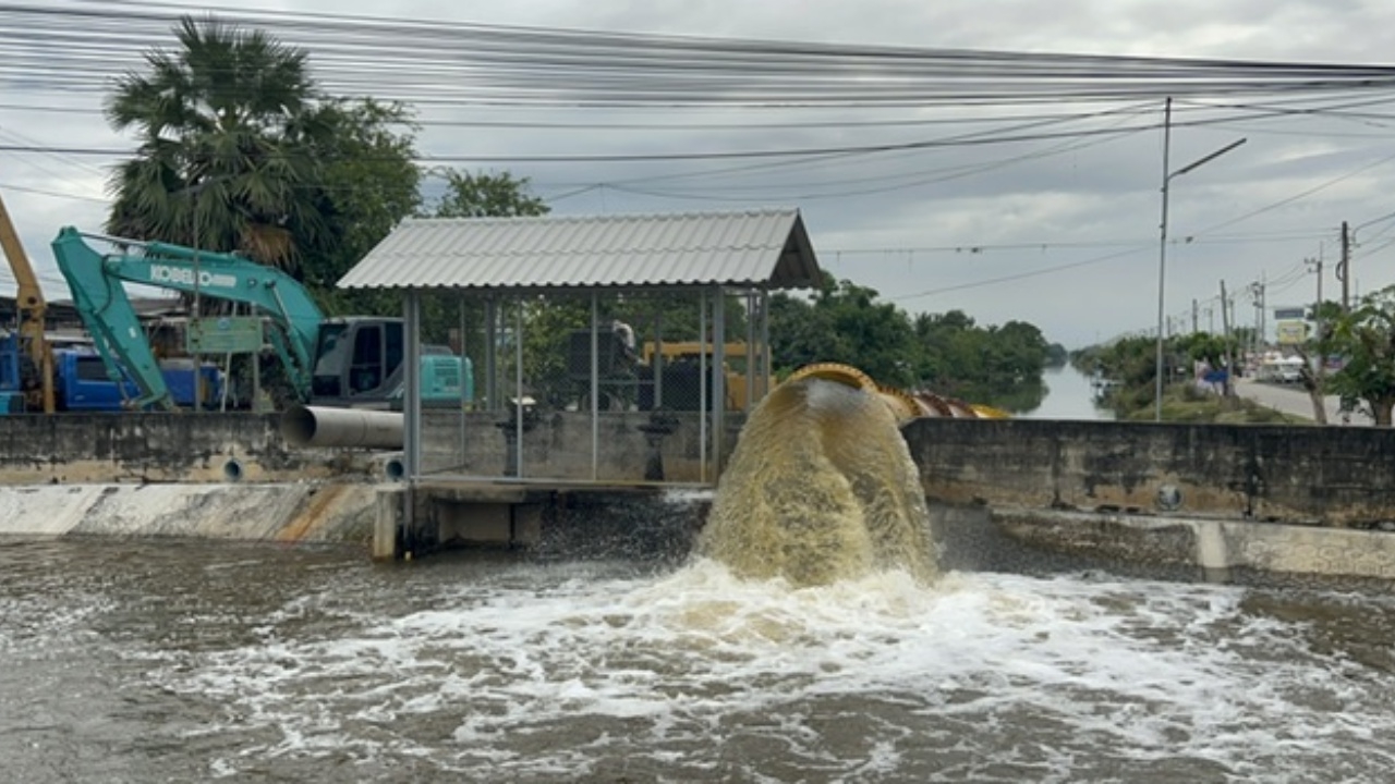 ปภ. ส่ง Cell Broadcast แจ้งเตือนพื้นที่เฝ้าระวัง เขื่อนเจ้าพระยาระบายน้ำเพิ่ม
