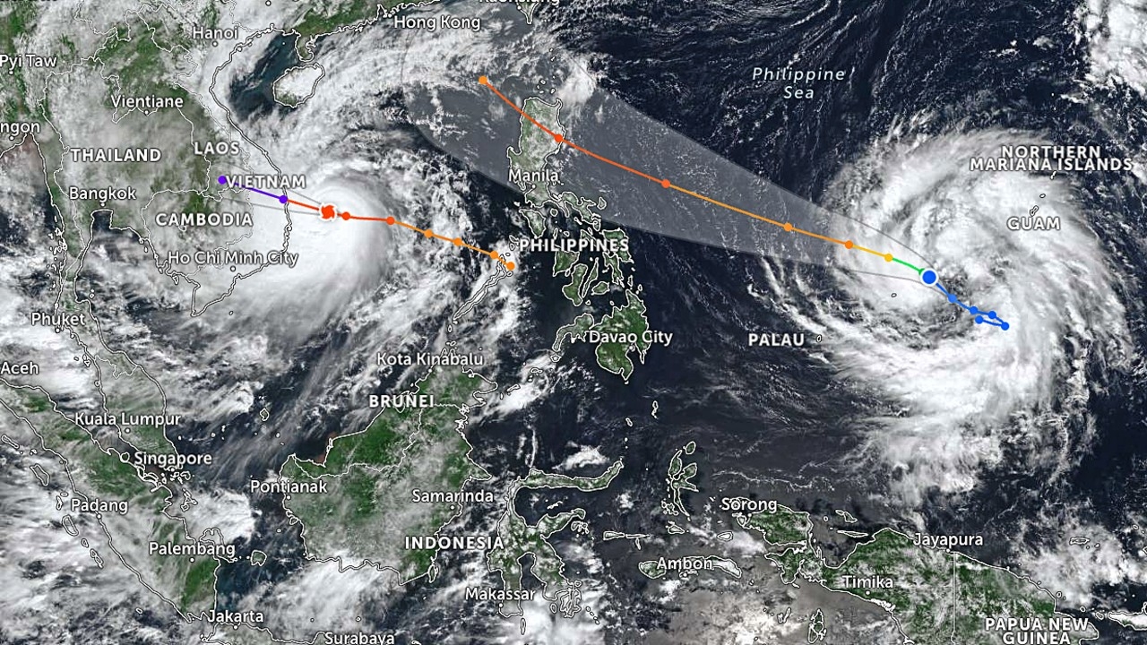 พายุโซนร้อน "ฟงวอง" ก่อตัวนอกเขตฟิลิปปินส์ คาดทวีกำลังเป็นซูเปอร์ไต้ฝุ่น