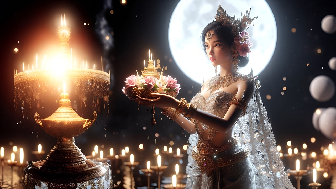 เคล็ดลับ"อาบแสงจันทร์" วันเพ็ญพุธ เสริมโชค-เสน่ห์ ทำเองที่บ้านได้ทันที 