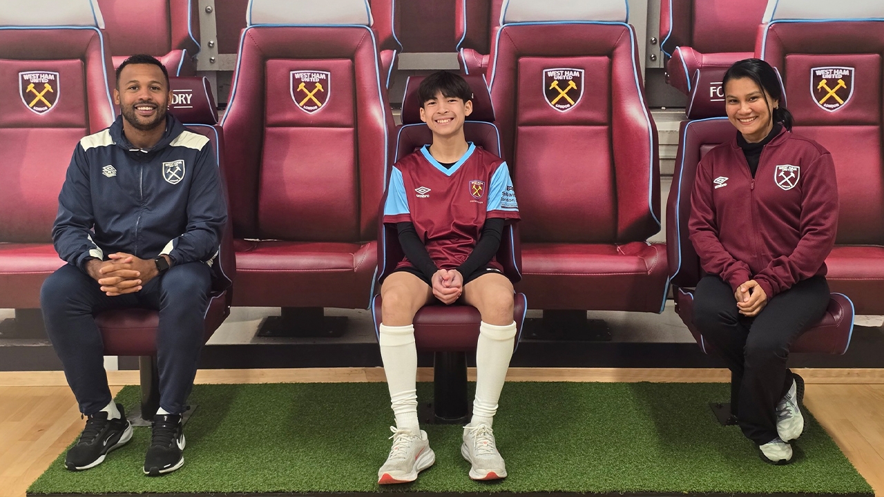เซบาสเตียน เยาวชนไทยจับใจทีมโค้ช ได้เข้าทีมเยาวชน เวสต์แฮม ยูไนเต็ด