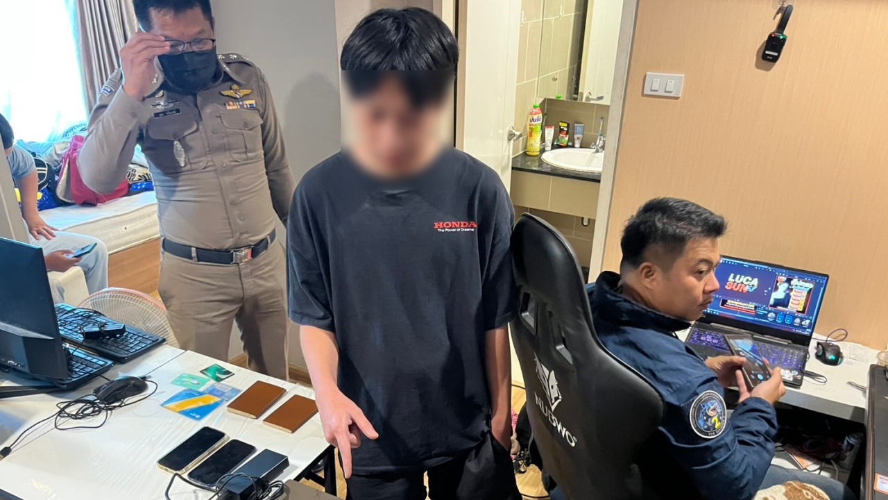 ตำรวจไซเบอร์จับเว็บพนันย่านนนทบุรี ยอดเงินหมุนเวียนกว่า 130 ล้านต่อปี
