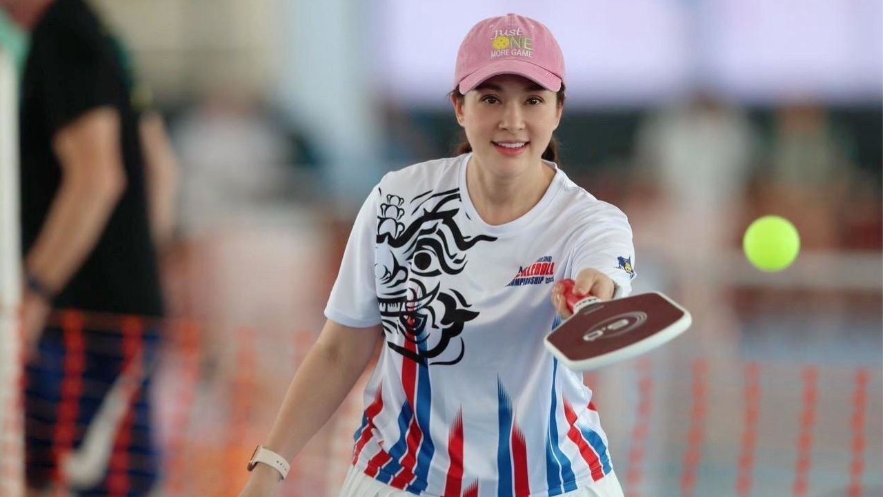 แหม่ม คัทลียา ลงแข่งพิคเกิลบอลครั้งแรกในชีวิต แท็กทีมคนดังยุค 90 ลงสนาม