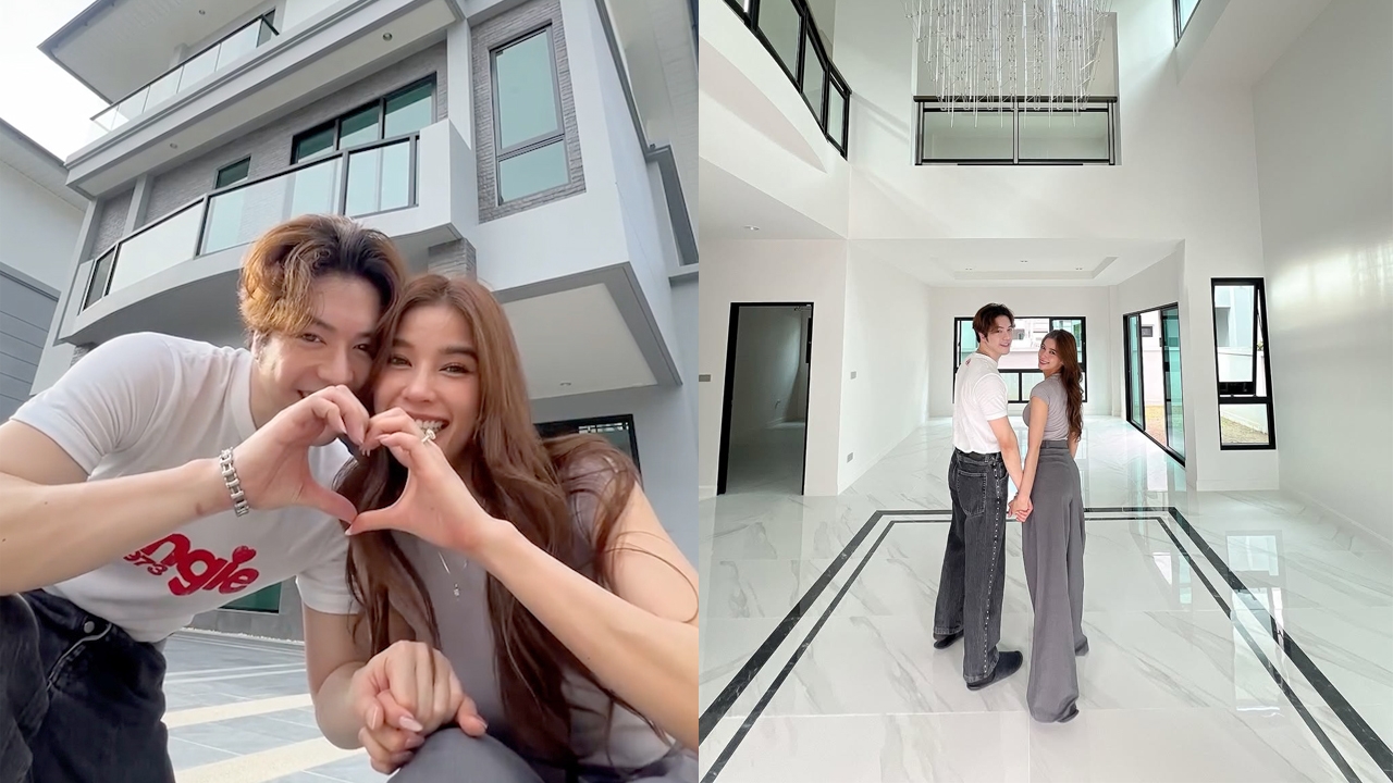แมค วีรคณิศร์-วิว วรรณรท เผยภาพบ้านหลังใหญ่ ที่ทั้งคู่ช่วยกันสร้างเป็นเรือนหอ
