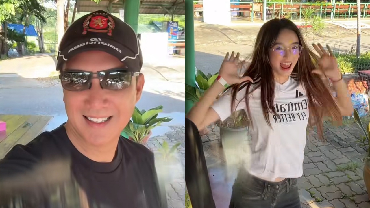 น้องณดา โชว์สเต็ปเต้นเพลงน่ารัก พ่อบรู๊ค ดนุพร ยืนดูลูกสาวด้วยความเอ็นดู