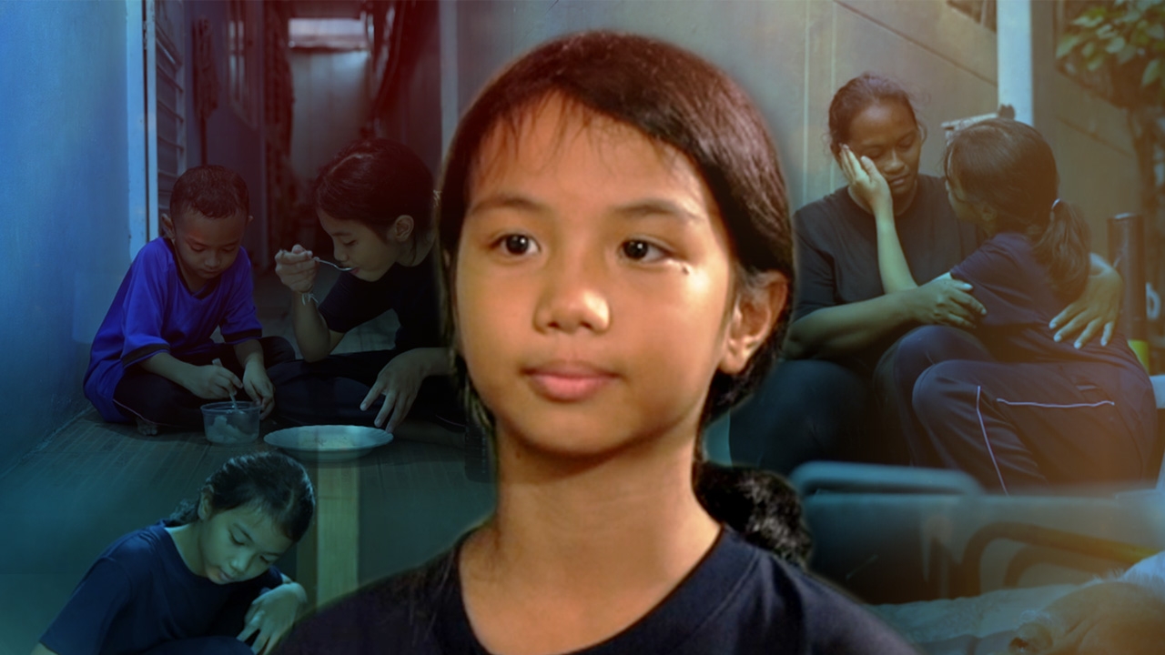 ชีวิตพลิกผัน “น้องใบฟิร์น” พ่อติดคุก ต้องดิ้นรนล้างห้องน้ำหาเลี้ยง 6 ชีวิต