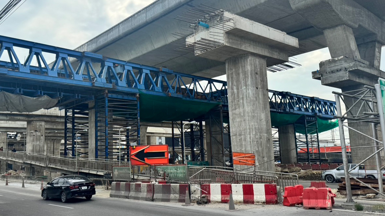 พระราม 2 เจ้าเก่า กรมทางหลวง แจงชัดเหตุคอนกรีตไหลลงถนน ไม่ใช่โครงสร้างทรุดตัว