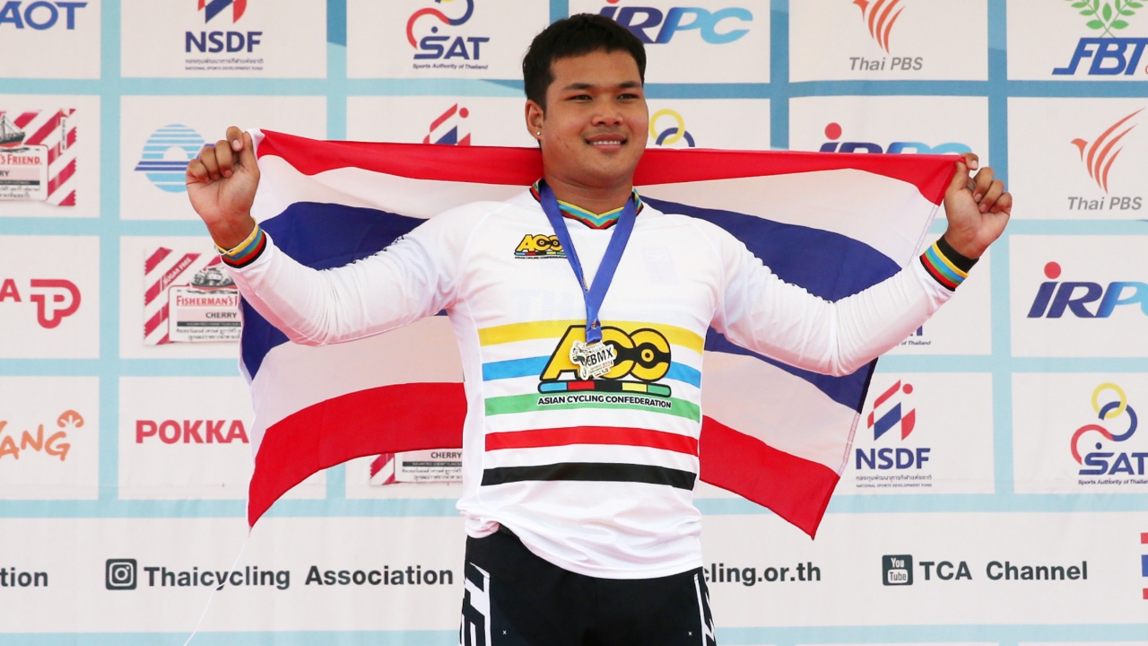 “โกเมธ” ป้องกันแชมป์สมัยที่ 4 ศึก BMX เอเชียที่ประเทศญี่ปุ่น