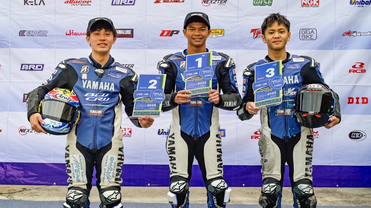 ธีรนัย เฉือนคว้าชัย เปิดเรซแรก ศึก R3 bLU cRU